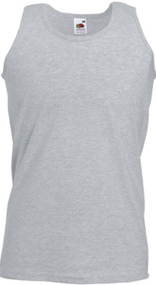 Майка безрукавка серый меланж мужская