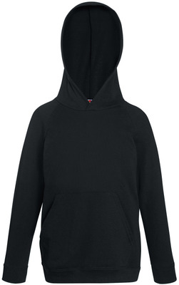 Детская черная толстовка байка худи