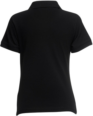 Майка поло черная женская