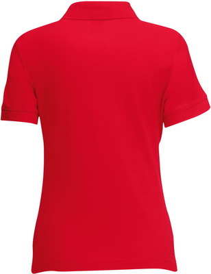 Майка поло красная женская
