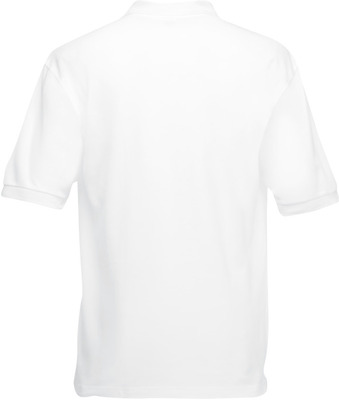 Майка поло белая мужская