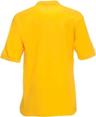 Майка поло желтая мужская