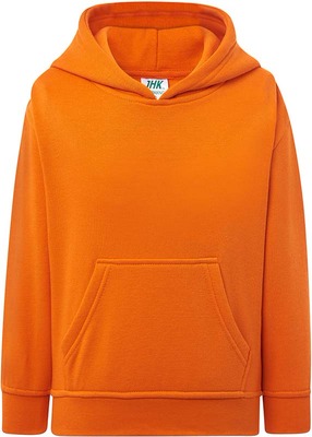 Детская оранжевая толстовка байка худи