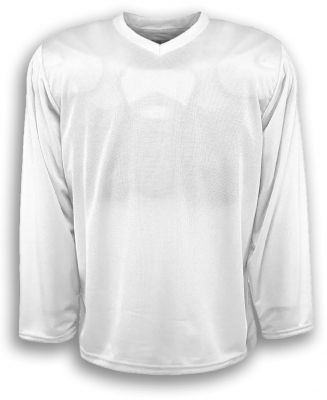Хоккейная майка джерси белая