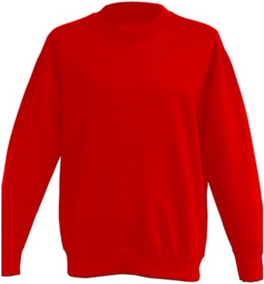 Детский красный свитшот