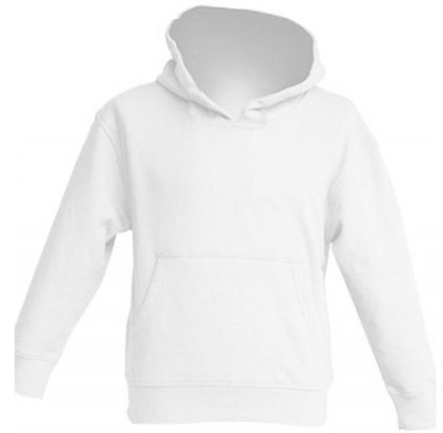 Детская белая толстовка байка худи